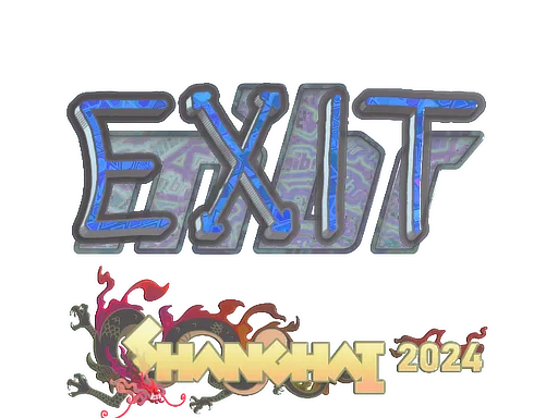 Sticker Slab | exit (Holo) | Shanghai 2024