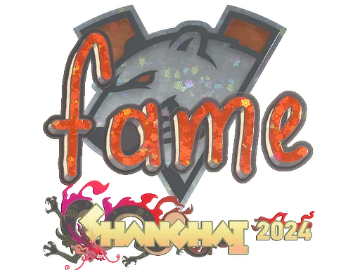 Sticker Slab | fame (Glitter) | Shanghai 2024