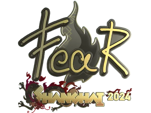 Sticker | fEAR (Gold) | Shanghai 2024