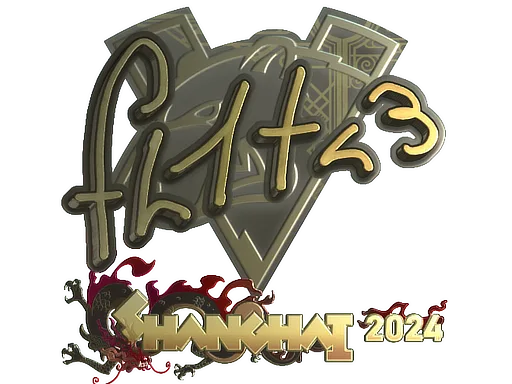 Sticker Slab | FL1T (Gold) | Shanghai 2024