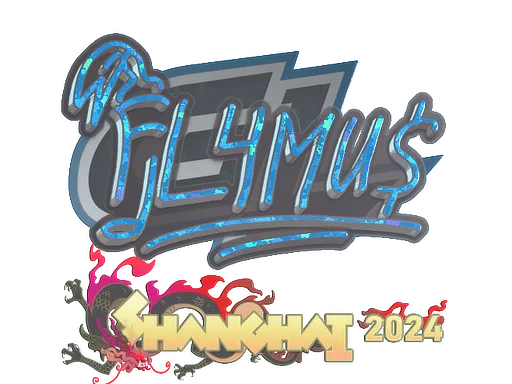 Sticker | FL4MUS (Glitter) | Shanghai 2024