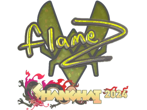 Sticker | FlameZ (Glitter) | Shanghai 2024