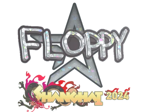 Sticker | floppy (Glitter) | Shanghai 2024
