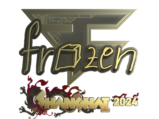 Sticker | frozen (Gold) | Shanghai 2024
