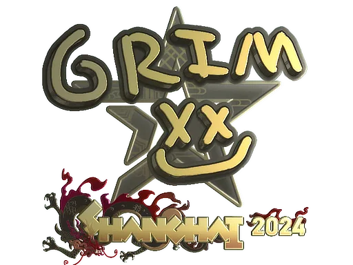 Sticker | Grim (Gold) | Shanghai 2024