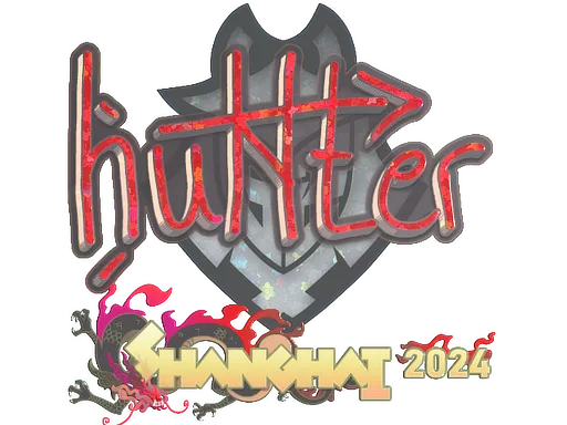 Sticker | huNter- (Glitter) | Shanghai 2024