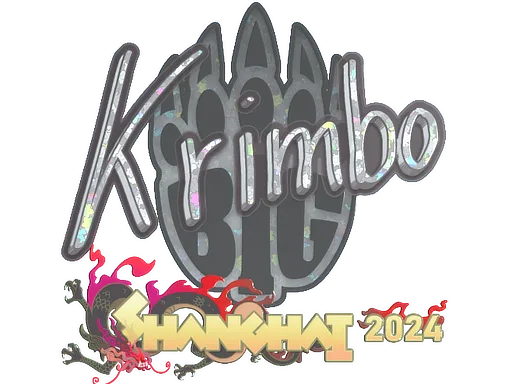 Sticker | Krimbo (Glitter) | Shanghai 2024