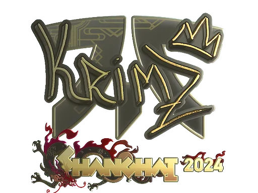 Sticker | KRIMZ (Gold) | Shanghai 2024