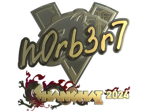 Sticker | n0rb3r7 (Gold) | Shanghai 2024