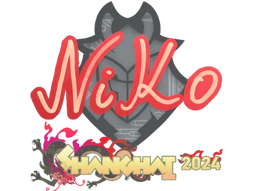 Sticker | NiKo | Shanghai 2024
