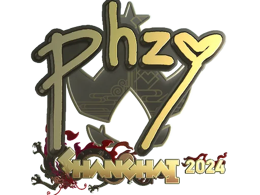 Sticker Slab | phzy (Gold) | Shanghai 2024