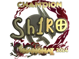 Sticker | sh1ro (Gold, Champion) | Shanghai 2024