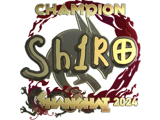 Sticker | sh1ro (Gold, Champion) | Shanghai 2024