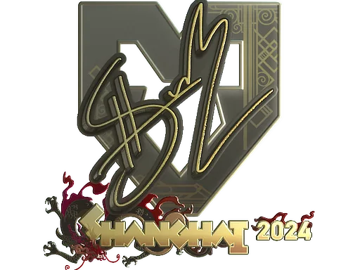 Sticker | siuhy (Gold) | Shanghai 2024