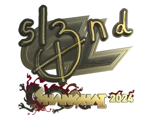 Sticker | sl3nd (Gold) | Shanghai 2024