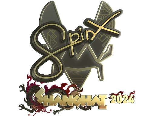 Sticker | Spinx (Gold) | Shanghai 2024