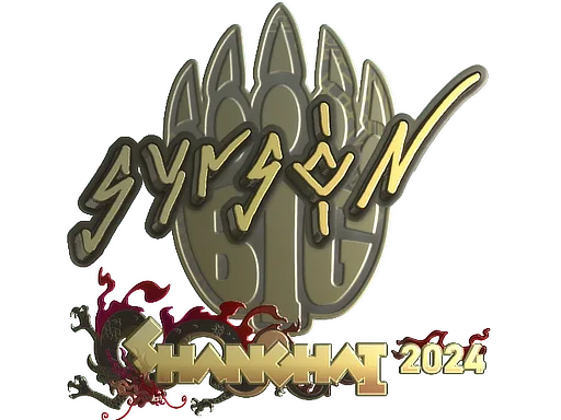 Sticker | syrsoN (Gold) | Shanghai 2024