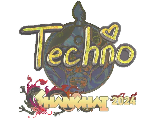 Sticker | Techno4K (Holo) | Shanghai 2024