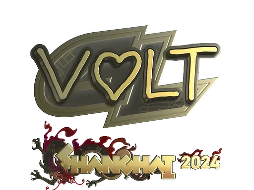 Sticker | volt (Gold) | Shanghai 2024