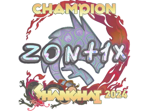 Sticker | zont1x (Holo, Champion) | Shanghai 2024