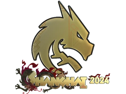 Sticker | Team Spirit (Gold) | Shanghai 2024