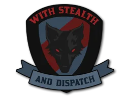 Sticker Slab | Black Dog