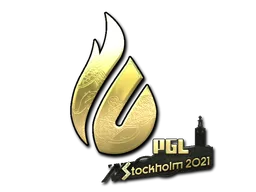 Sticker Slab | Copenhagen Flames (Gold) | Stockholm 2021