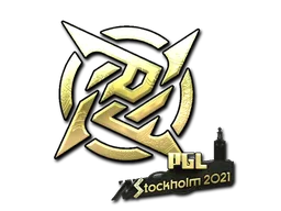 Sticker Slab | Ninjas in Pyjamas (Gold) | Stockholm 2021
