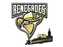 Sticker Slab | Renegades (Gold) | Stockholm 2021