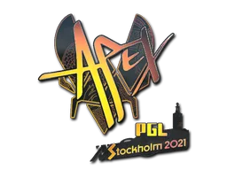 Sticker Slab | apEX (Holo) | Stockholm 2021