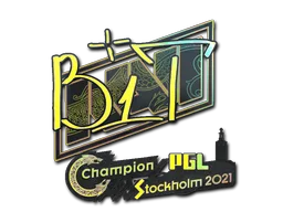 Sticker Slab | b1t (Holo) | Stockholm 2021
