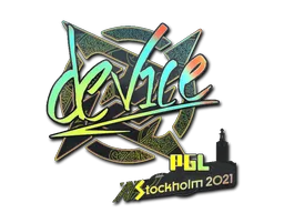Sticker Slab | device (Holo) | Stockholm 2021