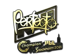 Sticker Slab | Perfecto (Gold) | Stockholm 2021