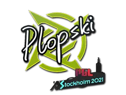 Sticker Slab | Plopski | Stockholm 2021