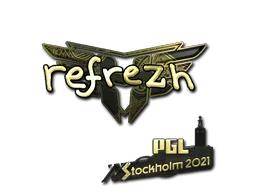Sticker Slab | refrezh (Gold) | Stockholm 2021