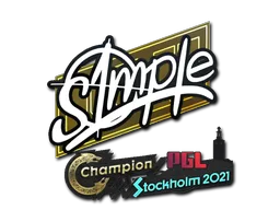 Sticker Slab | s1mple | Stockholm 2021