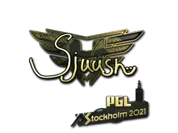 Sticker Slab | sjuush (Gold) | Stockholm 2021