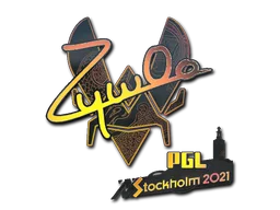 Sticker Slab | ZywOo (Holo) | Stockholm 2021