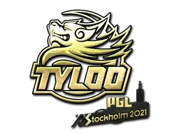 Sticker Slab | Tyloo (Gold) | Stockholm 2021